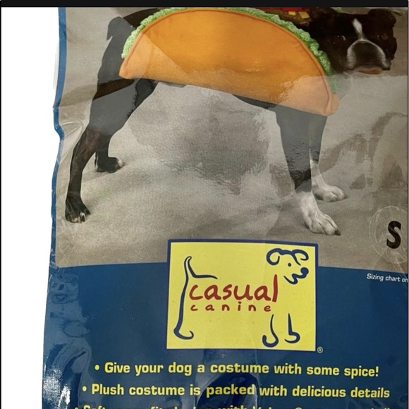 Casual Canine Other - Taco  Dog Costume size small NWT